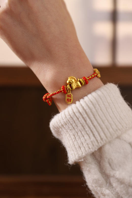 马年红绳直接封神！【九华山马上有钱红绳】马年转运 商品图1