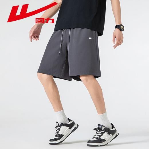 回力冰丝短裤男2025夏季新款休闲宽松透气裤子潮流运动速干五分裤 商品图8