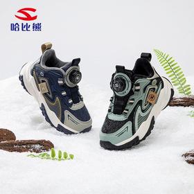 哈比熊加绒冬季儿童鞋运动鞋保暖女童老爹鞋休闲鞋跑步鞋