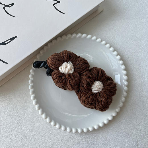 复古毛线花朵治愈少女心香蕉夹-纪念日百货门店同款168099358 商品图3