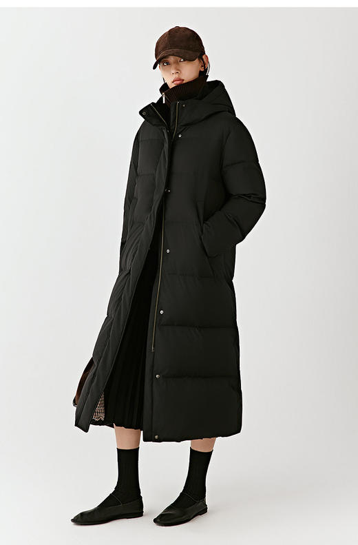 【高品质私服】【IC长款立领连帽羽绒服】触感细腻，富有弹性，精致光滑G1605-CC【无标出货 介意慎拍】 商品图3