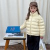 【新国标白鸭绒可溯源】亲子款中性风基础厚实保暖字母立领羽绒服外套 商品缩略图3
