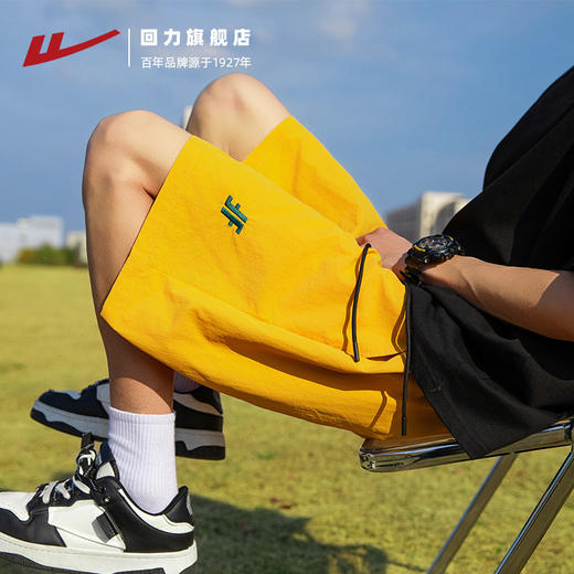 回力短裤男2025夏季新款美式伞兵五分裤潮牌沙滩运动透气中裤 商品图3