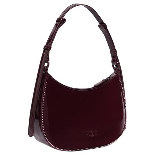 【新品上新 限时特惠】PINKO  Half Moon系列 品牌徽标拉链开合新月包 商品图3