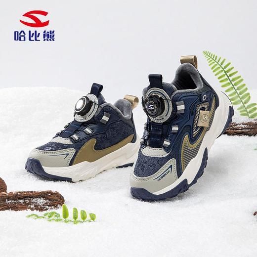 哈比熊加绒冬季儿童鞋运动鞋保暖女童老爹鞋休闲鞋跑步鞋 商品图2