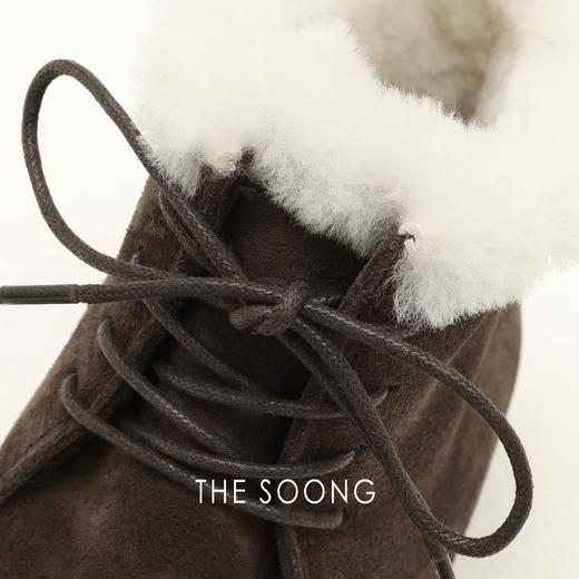 THESOONG"极暖雪地靴"复古高丝光牛京内里羊毛保暖雪地靴WXZ8370 商品图2