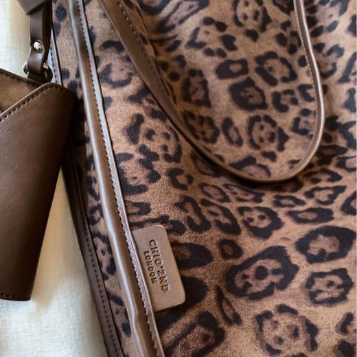 【圣诞新年回馈】香榭曼卡托特包！大容量2025新款时尚豹纹手提单肩包! 商品图2