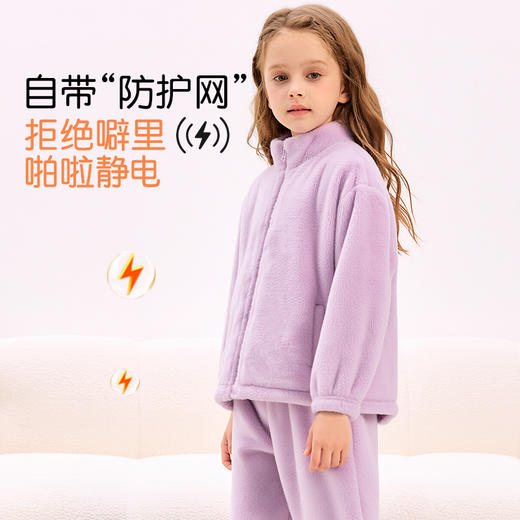 儿童双面珊瑚绒家居服 像云朵一样软 商品图2