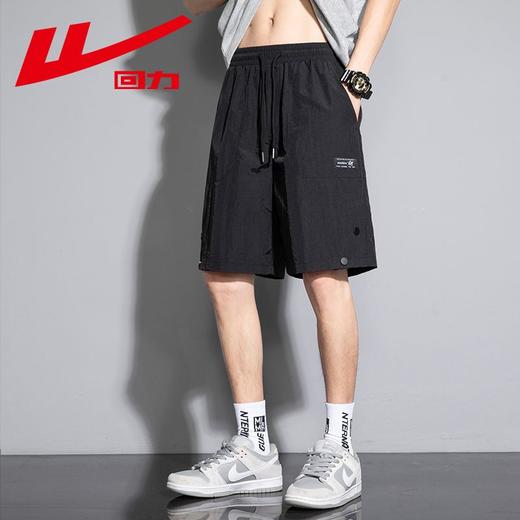 回力冰丝工装短裤男士夏季运动透气薄款美式宽松休闲五分裤子 商品图7