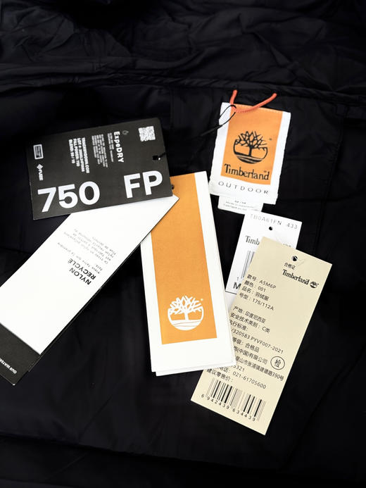 专卖店同款，正品 Timberland 添柏岚官方男装连帽轻便性功能性羽绒服 商品图6