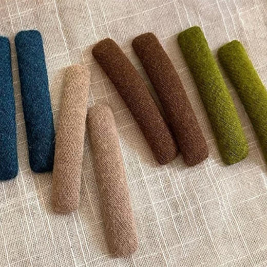 复古针织刘海碎发长方边夹-纪念日百货门店同款168043311 商品图0