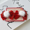 红丝绒毛球HY对装发夹-纪念日百货门店同款167795298 商品缩略图1