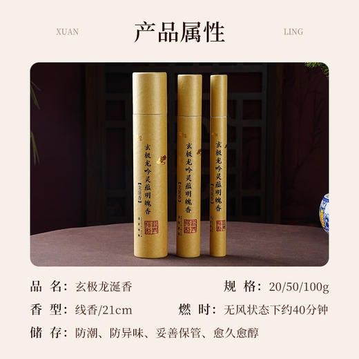 东方香韵｜中式香薰龙涎香线香熏香家用持久 商品图4