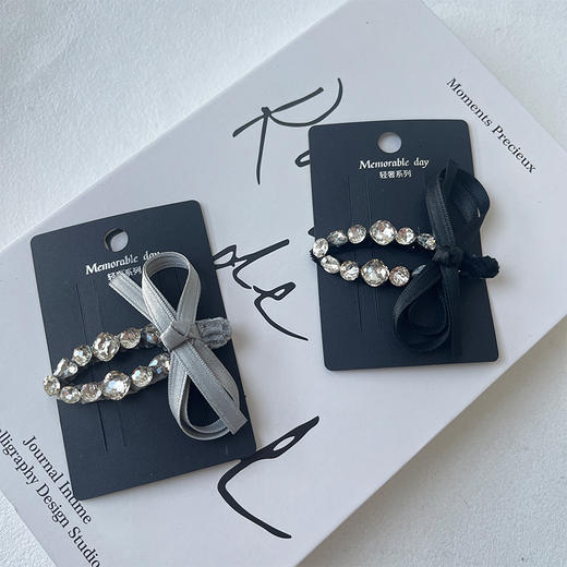 轻奢系带钻夹发夹-纪念日百货门店同款167295533 商品图0