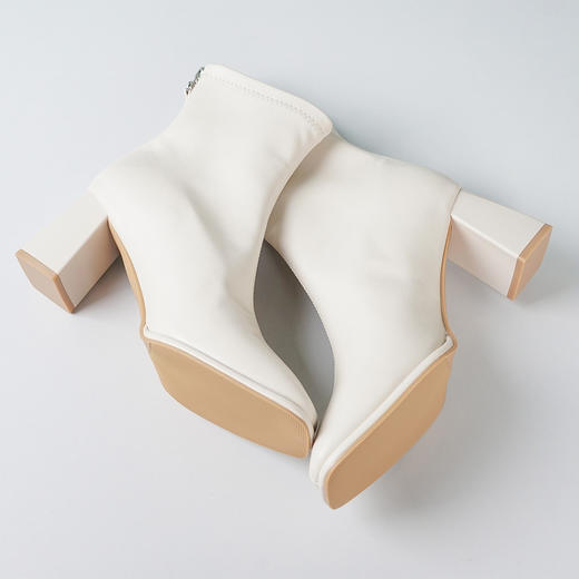 春冬粗跟短靴0320 商品图2