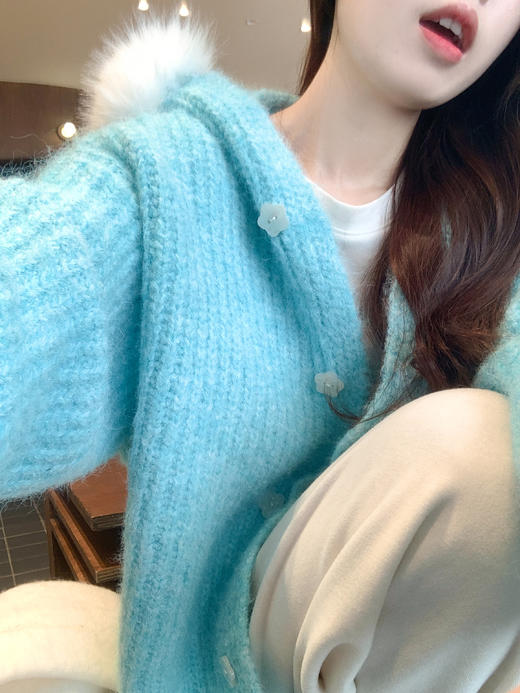 <曾小咸推荐>现货秒杀 ！微信超特价！韩系连帽中长款毛衣 日常239.99 立减130 秒杀109.99！！ 商品图10