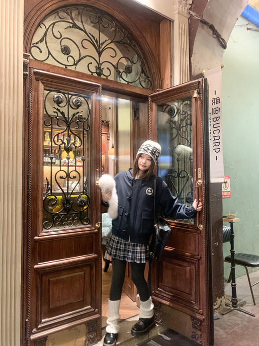 <曾小咸推荐>现货秒杀 ！微信超特价！韩系毛领连帽棉服 日常329.99 立减160 秒杀169.99！！ 商品图9