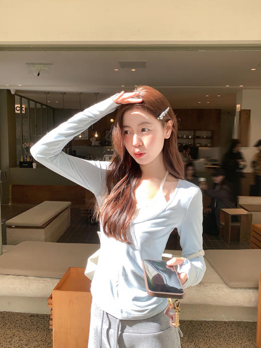 <曾小咸推荐>现货秒杀 ！微信超特价！假两件挂脖打底衫 日常169.99 立减100 秒杀69.99！！ 商品图11