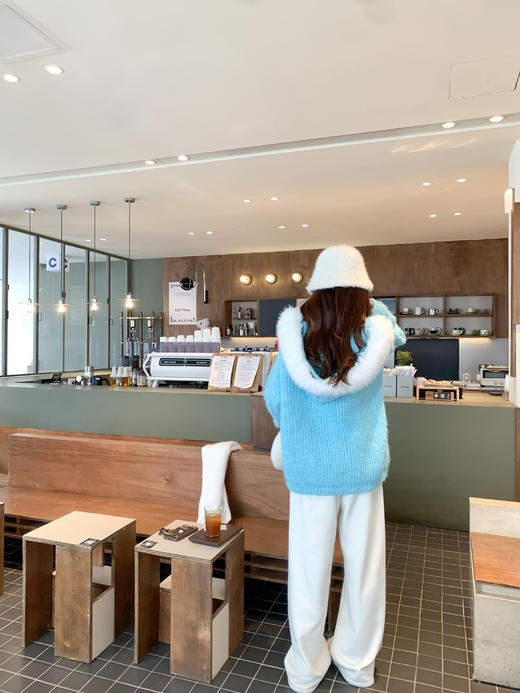 <曾小咸推荐>现货秒杀 ！微信超特价！韩系连帽中长款毛衣 日常239.99 立减130 秒杀109.99！！ 商品图12