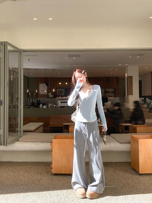 <曾小咸推荐>现货秒杀 ！微信超特价！假两件挂脖打底衫 日常169.99 立减100 秒杀69.99！！ 商品图6