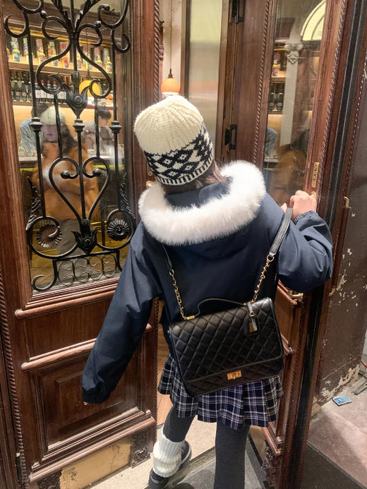 <曾小咸推荐>现货秒杀 ！微信超特价！韩系毛领连帽棉服 日常329.99 立减160 秒杀169.99！！ 商品图8