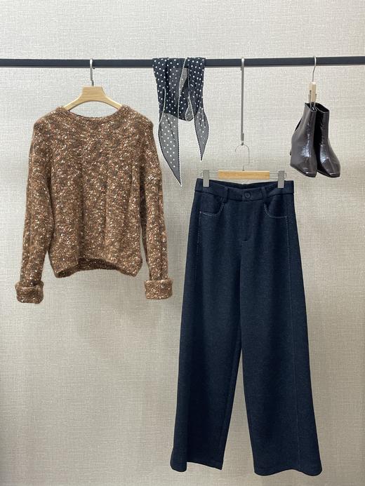 羊毛直筒裤 商品图1