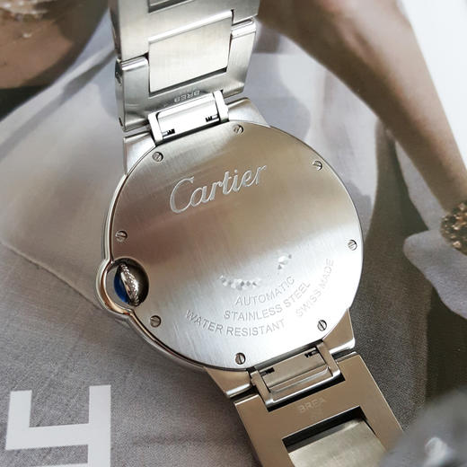 【95新】CARTIER 卡地亚WSBB0048自动机械机芯36MM（中性款）蓝气球系列精钢 091225TH10 商品图7