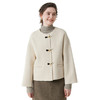丁摩 新中式短款纯羊毛呢子外套轻奢毛呢上衣秋冬双面呢羊绒大衣5ZF-12226 商品缩略图4