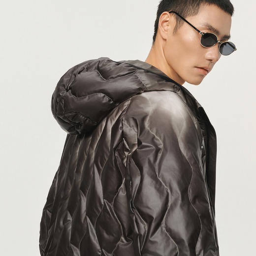 NPC潮牌90白鸭绒温感变色羽绒服连帽保暖外穿冬季男装NP5ADJ15 商品图2