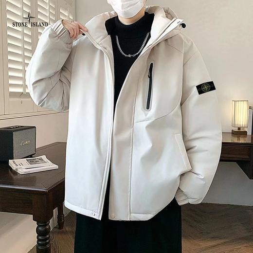 D122180新款高品质三色ins重工工装多口袋羽绒棉服外套 商品图8