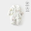 婴儿夹棉连体衣薄款宝宝秋冬季a类加棉爬爬服哈衣外出新生儿棉服 商品缩略图0