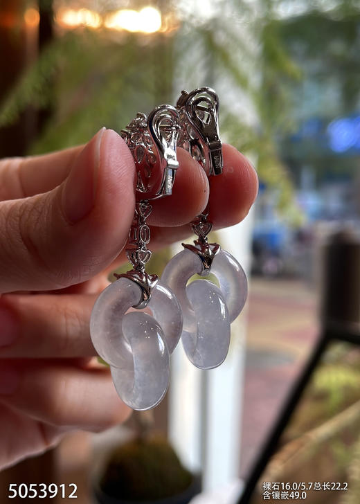 5053912，双环耳坠。具体价格微信咨询 商品图5