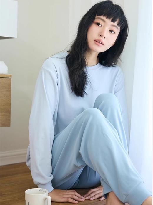 二店y 【升级款】 超舒服！糯叽叽的 磨毛睡衣家居服两件套 商品图3