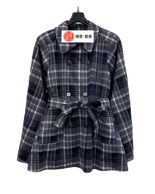 女款绒皮双面穿风衣外套la017 商品图3