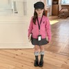 艾摩贝贝儿童秋季保暖绞花毛衣女童休闲洋气针织麻花开衫外套上衣 商品缩略图3