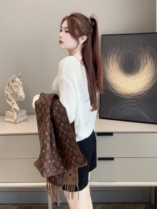 驴家 桃心流苏款  双面围巾（DSX） 商品图2