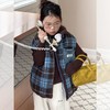 艾摩贝贝2025冬季男女童百搭加厚马甲保暖复古厚实格子坎肩10% 羊毛加持！ 商品缩略图3