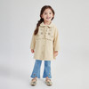 笛莎Deesha 童装女童外套2026春新款甜美翻领镂空绣花A版风衣外套 商品缩略图2