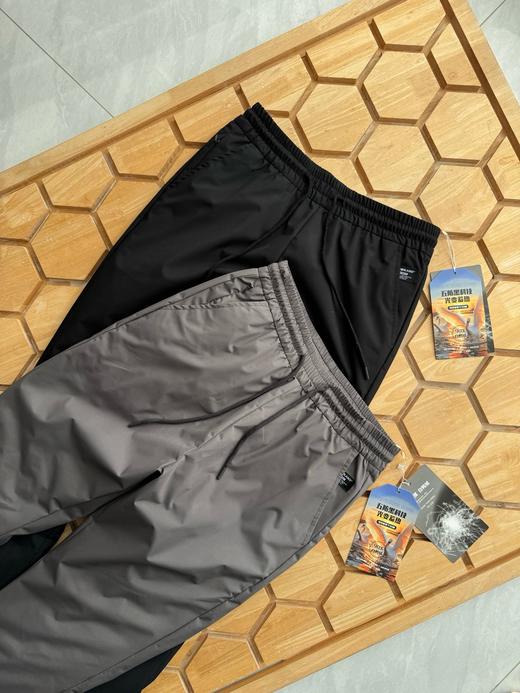 一条过冬！户外男士白鸭绒五防防风防泼水松紧腰休闲裤冲锋羽绒裤 商品图7