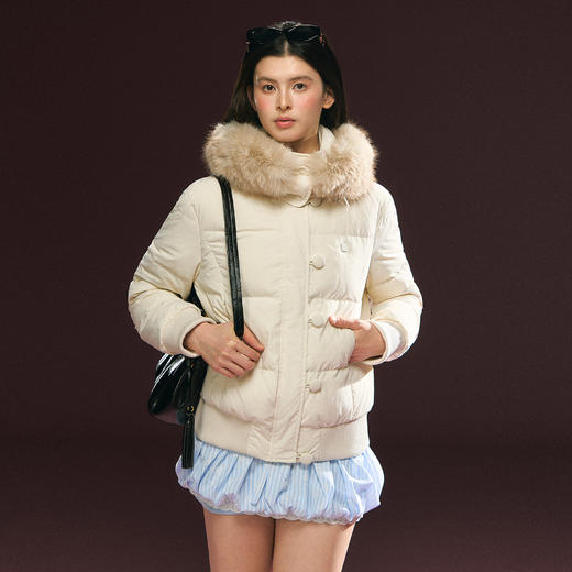 Ariseism 美式复古设计感羽绒服女冬季保暖外套 商品图1