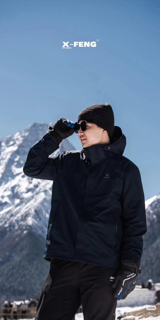 D122151喀纳斯硬壳防水保暖户外女款登山徒步羽绒服 商品图10