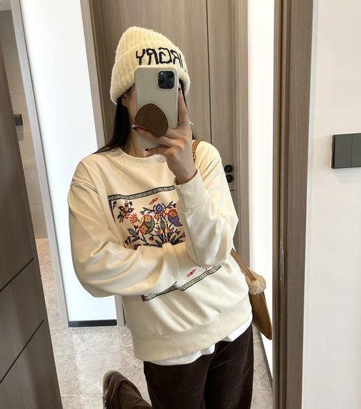 小禾同款福寿三多红色新年卫衣~122004 商品图3