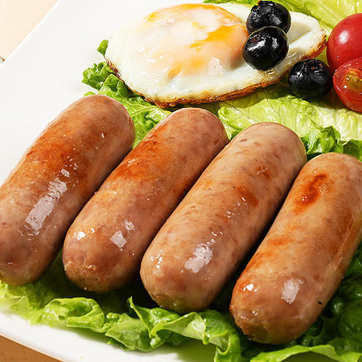 400天山林黑猪肉烤肠， 90%肉含量，一口咬下全是享受  ！0添加  ，配料表干净， 全家都爱吃的健康美食 商品图1