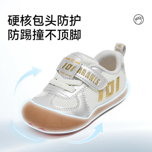 泰兰尼斯101春季新款宝宝鞋女童步前鞋婴幼儿男宝宝赤足鞋婴儿鞋 T24B6A8507 商品图2