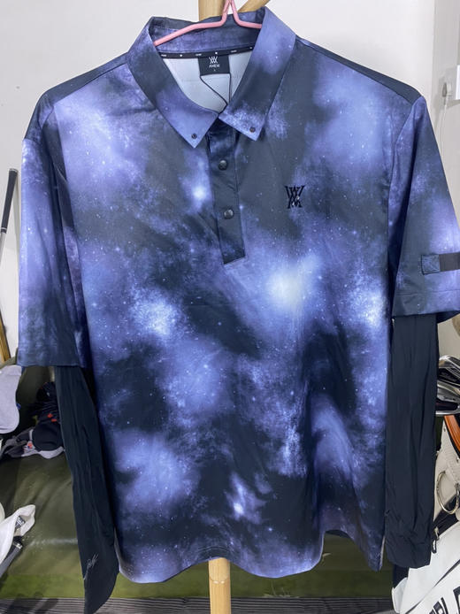 全新正品ANEW星空蓝L码男士长袖配袖套只要128元 商品图0