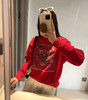 小禾同款福寿三多红色新年卫衣~122004 商品缩略图0