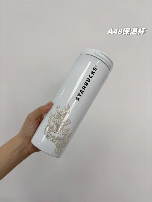 D122138超火款~周年美人鱼款大肚随行保温杯喝水茶杯500ml 商品图8