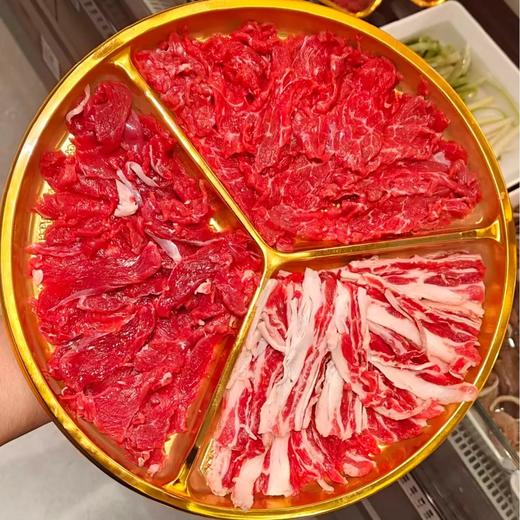 【超市】听牧牛肉涮肉三拼约450g 商品图0