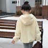 艾摩贝贝儿童冬季软而不压保暖休闲校园时髦卫衣软萌毛绒连帽外套 商品缩略图2