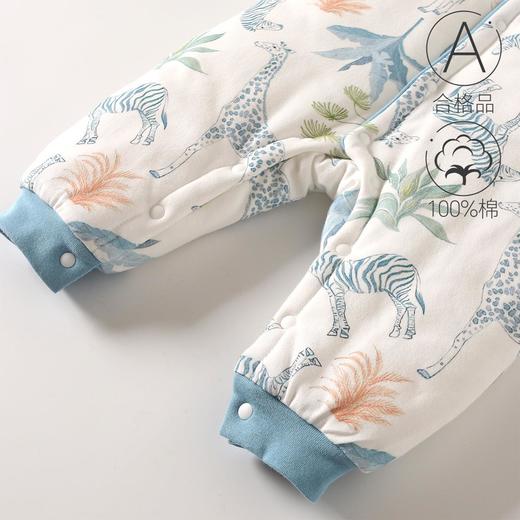 安阳婴儿连体衣夹棉连体衣秋冬季女宝宝加爬爬服新生儿衣服a类棉 商品图2